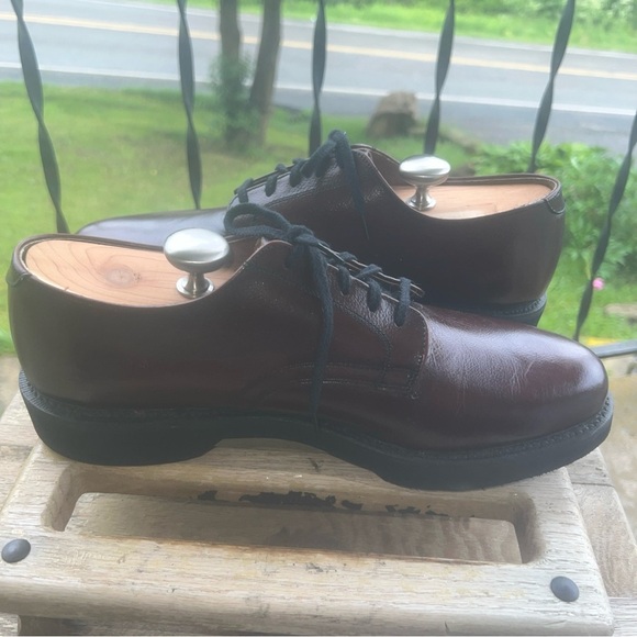 Rare Vintage Hanover Sz 10E/C Scotch Grain Plain Toe Calfskin Blucher Brown - Picture 8 of 11